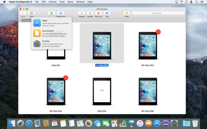 create wifi profile apple configurator 2