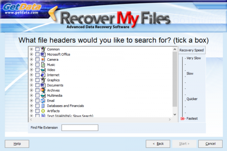 โปรแกรมกู้ไฟล์ กู้ข้อมูลสำคัญ Recover My Files