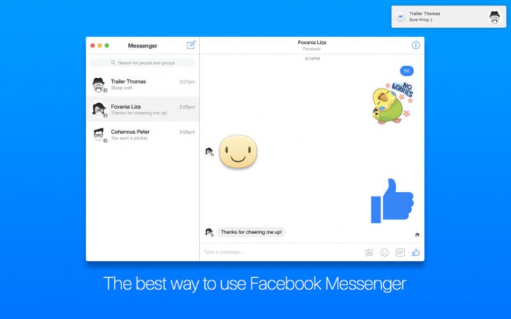 โปรแกรมแชท FreeChat for Facebook Messenger