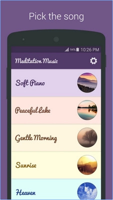 App บทเพลงสำหรับทำสมาธิ Meditation Music