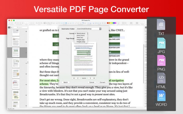 โปรแกรมเอกสารพีดีเอฟ PDF Reader Pro Free