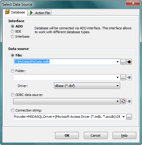 โปรแกรมแปลงไฟล์ Database Exportizer