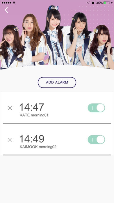 App ปลุกด้วยเสียงสาวๆ BNK48 Sweet Call