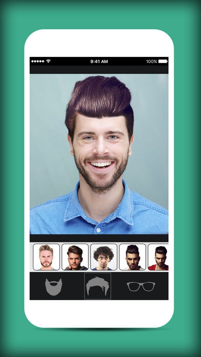 App ปรับลุคฮิปสเตอร์ Men Mustache And Hair Styles
