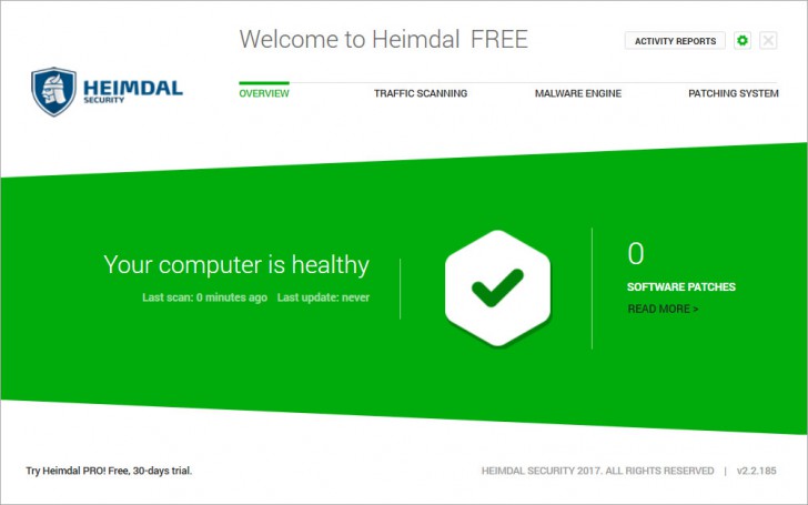 โปรแกรมอัพเดทโปรแกรม Heimdal Free