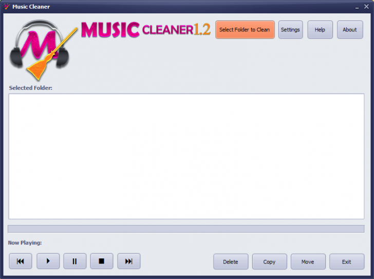 โปรแกรมฟังเพลง ลบเพลง ย้ายเพลง บนพีซี Music Cleaner