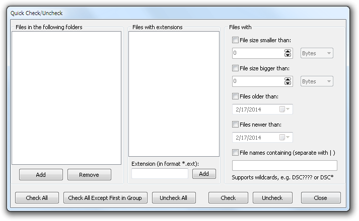 โปรแกรมหาไฟล์ซ้ำ Fast Duplicate File Finder
