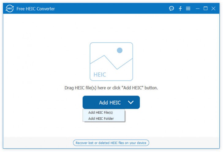 โปรแกรมแปลงไฟล์ HEIC เป็นรูปภาพ Aiseesoft Free HEIC Converter
