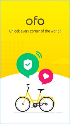 App เช่าจักรยานสาธารณะ ofo