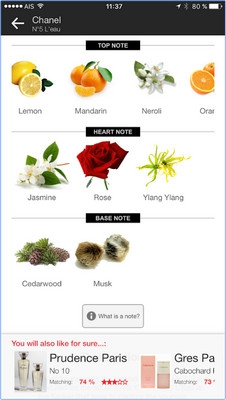 App เลือกน้ำหอม ซื้อน้ำหอม Perfumist