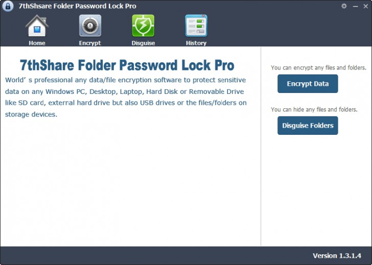 โปรแกรมล็อกโฟลเดอร์ 7thShare Folder Password Lock
