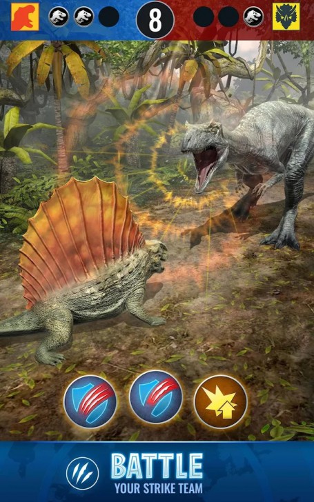 App เกมส์ไล่จับไดโนเสาร์ Jurassic World Alive