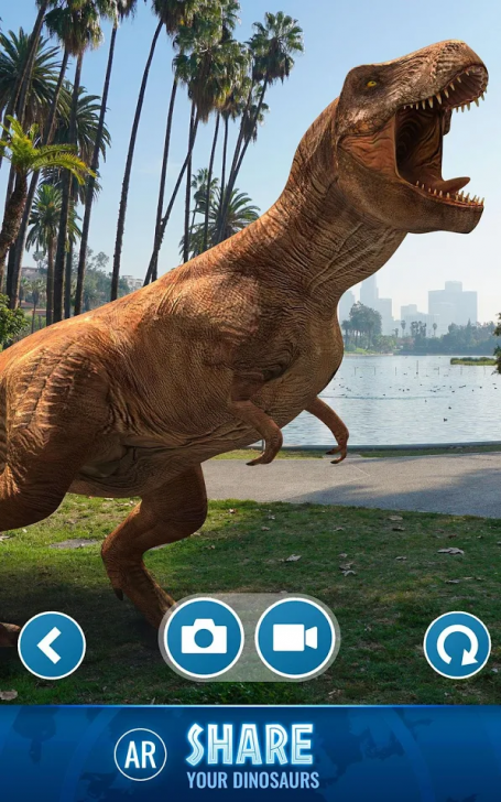 App เกมส์ไล่จับไดโนเสาร์ Jurassic World Alive