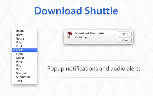 add download shuttle to automatically download