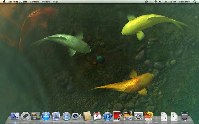 โปรแกรมพื้นหลังบ่อปลาคาร์ฟ Koi Pond 3D Lite
