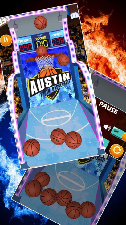 App เกมส์ชู้ตลูกบาสลงห่วง Basketball Arcade Blitz
