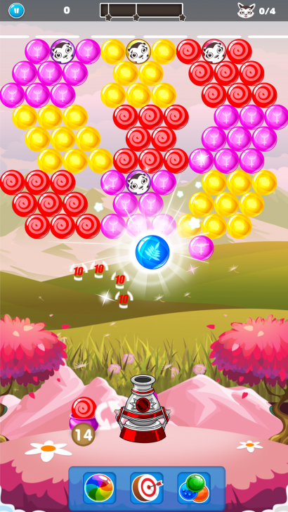 App เกมส์ยิงลูกบอล Bubble Shooter