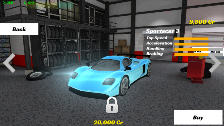 App เกมส์แข่งรถ Super Car Racing