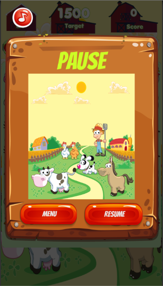 App เกมส์ลากเส้นจับคู่สัตว์ในฟาร์ม Farm Animal Matching