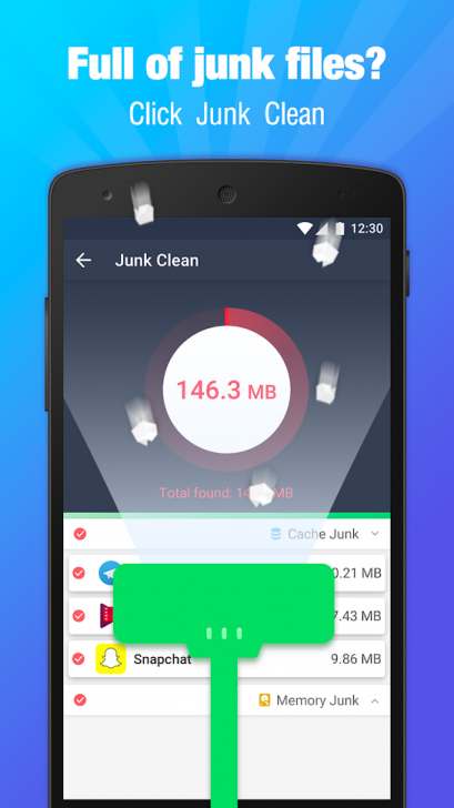 App กำจัดขยะ เร่งความเร็วมือถือ Smart Cleaner