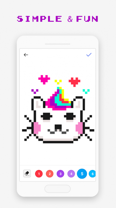 App ระบายสี Pixel Art Book