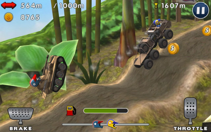 App เกมส์แข่งรถออฟโรด Mini Racing Adventures