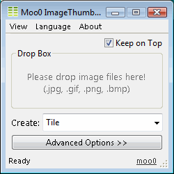 โปรแกรมสร้างภาพปก ทำภาพปก Moo0 Image Thumbnailer