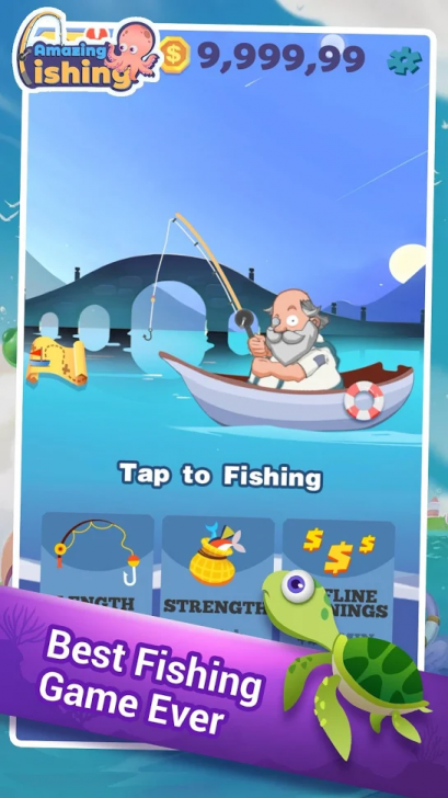 App เกมส์ตกปลามหาสนุก Amazing Fishing