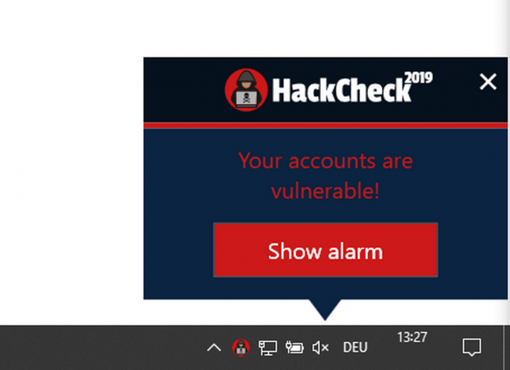 โปรแกรมตรวจสอบอีเมลว่าโดน Hack หรือไม่  HackCheck