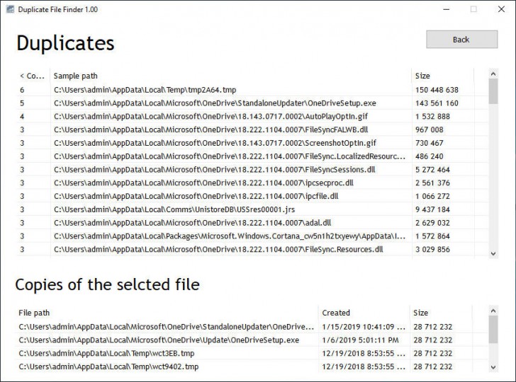 โปรแกรมหาไฟล์ซ้ำ Ertons Duplicate File Finder