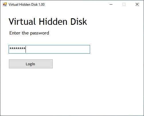 โปรแกรมซ่อนไดรฟ์ Ertons Virtual Hidden Disk