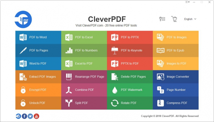  CleverPDF โปรแกรมแปลงไฟล์ PDF