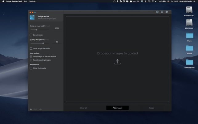 image resize mac