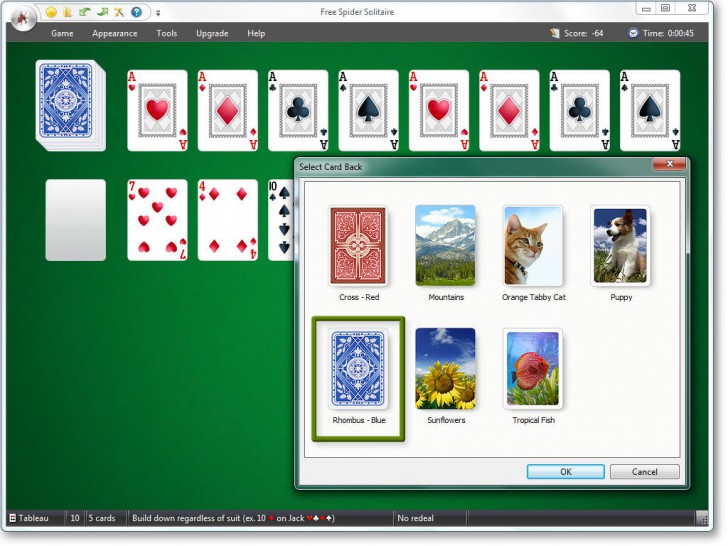 windows 7 spider solitaire work on windows 10