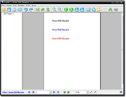 โปรแกรมอ่านเอกสาร Free PDF Reader
