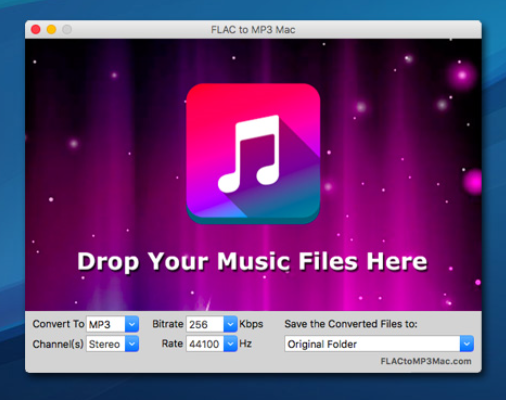 โปรแกรมแปลงไฟล์ FLAC To MP3 Mac