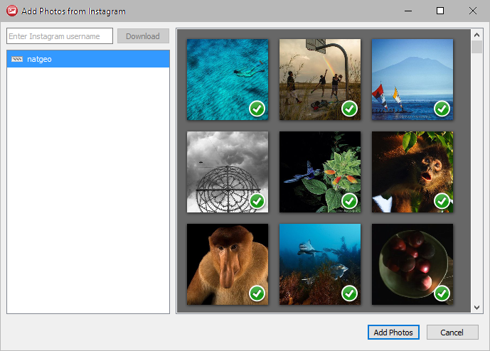 โปรแกรมสร้างสไลด์ 4K Slideshow Maker