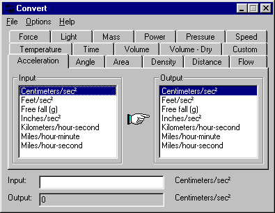 Convert for Windows (โปรแกรม Convert แปลงหน่วยวัด สำหรับ Windows)