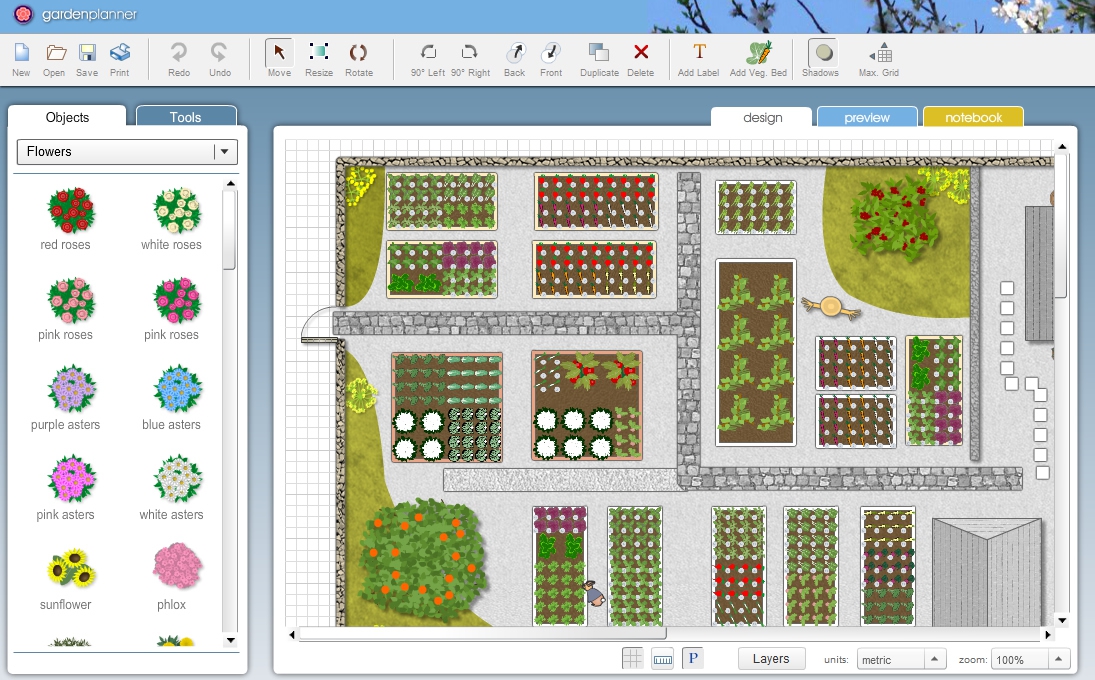 vegetable garden planner software