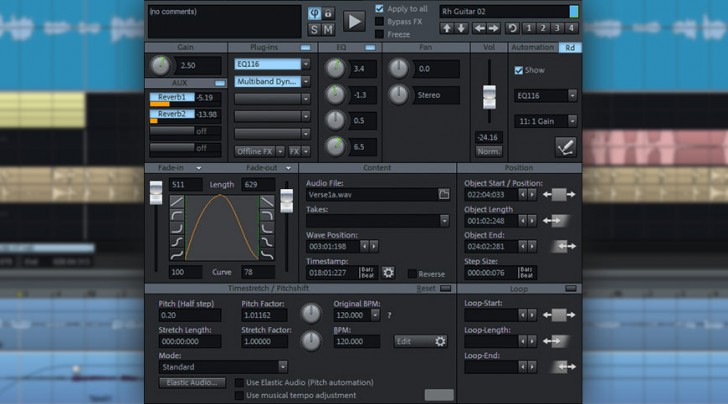 โปรแกรมตัดต่อเสียง มิกซ์เสียง ทำเพลง Samplitude Pro X5 