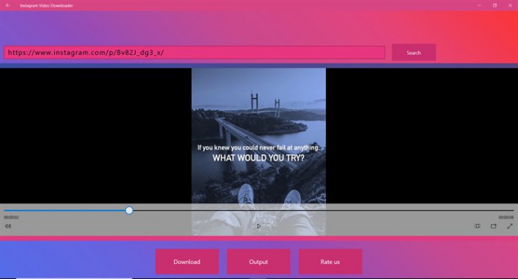 โปรแกรม Instant Videos Downloader เครื่องมือดาวน์โหลดวิดีโอ Instagram