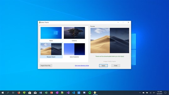 WinDynamicDesktop (โปรแกรมเปลี่ยนพื้นหลัง Windows ให้ปรับตามเวลากลางวันกลางคืน)