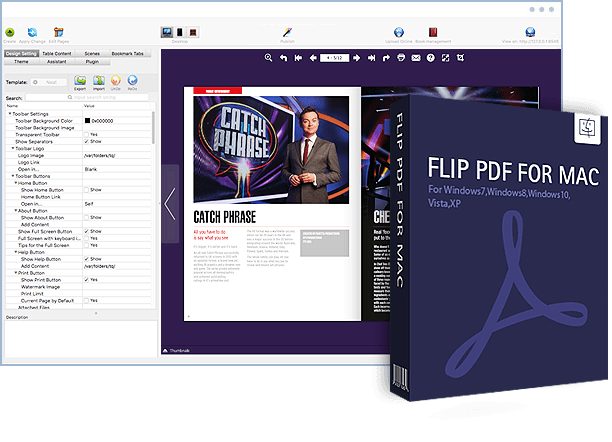 Flip PDF for Mac (โปรแกรม สร้าง eBook สุดเจ๋ง จากไฟล์ PDF สำหรับเครื่อง Mac)