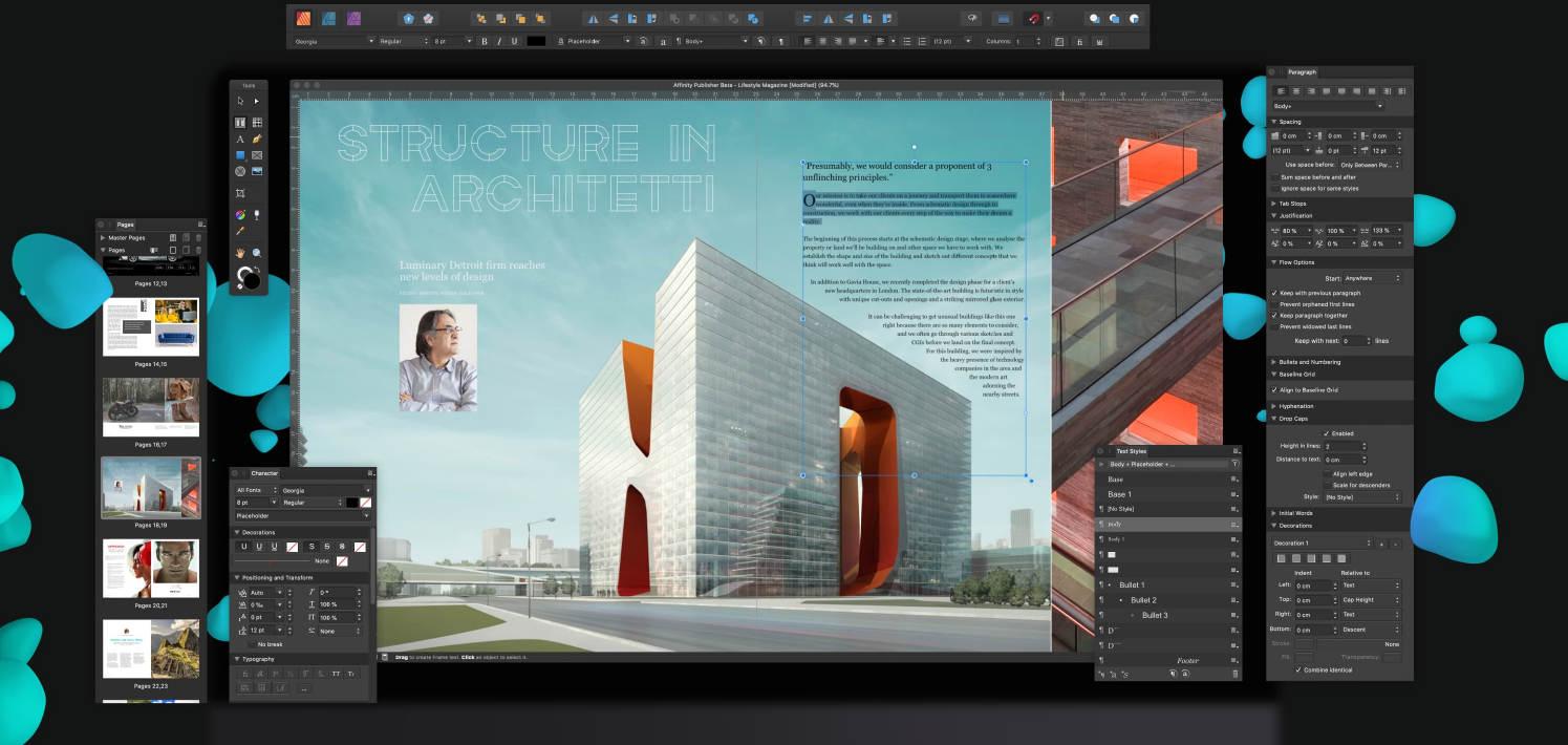 Affinity Publisher download the new