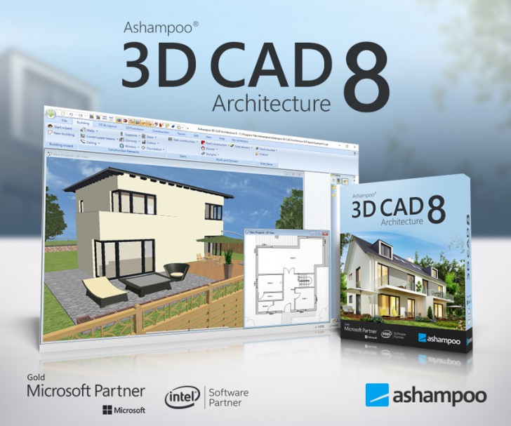 Ashampoo 3D CAD Architecture (โปรแกรมออกแบบสิ่งก่อสร้าง อาคาร สนาม 3 มิติ)