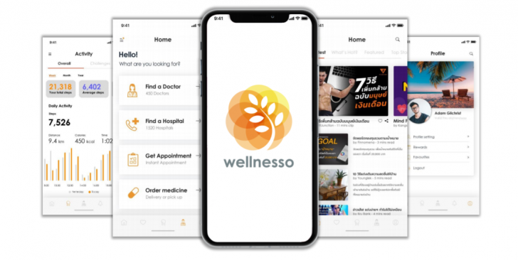App Wellnesso คอมมิวนิตี้สุขภาพ