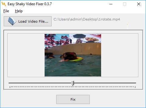 โปรแกรมแก้วิดีโอสั่นไหว Easy Shaky Video Fixer