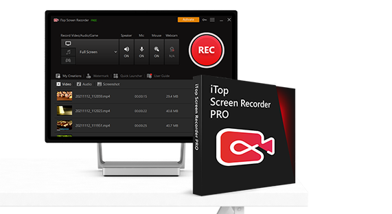 iTop Screen Recorder (โปรแกรมจับภาพ อัดวิดีโอหน้าจอพร้อมเสียง คุณภาพสูง)