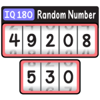 Iq 180 Random Number (โปรแกรมสุ่มตัวเลข แบบรายการ Iq 180 ที่เคยโด่งดัง 